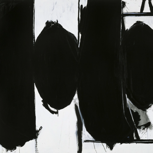 Robert Motherwell_Magna und Acryl auf Leinwand © Copyright 2023 Dedalus Foundation, Inc. / Licensed by Artists Rights Society (ARS), NY