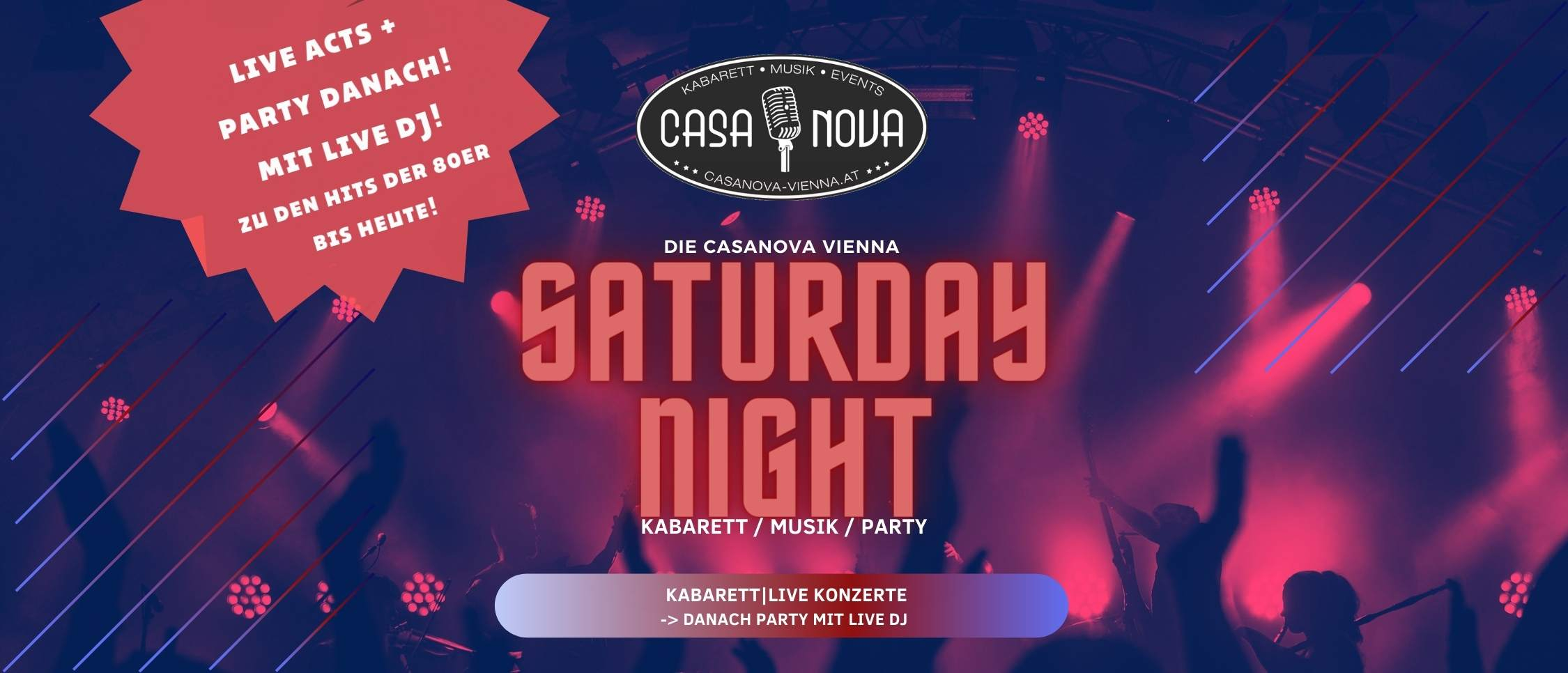 CasaNova Saturday Night – Saison Opening
