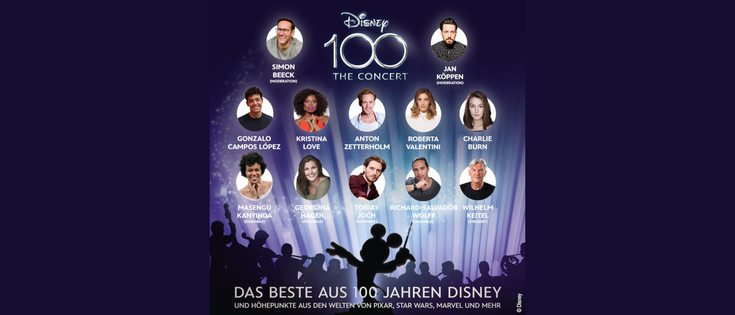 Disney 100 neuer Cast März © Show Factory