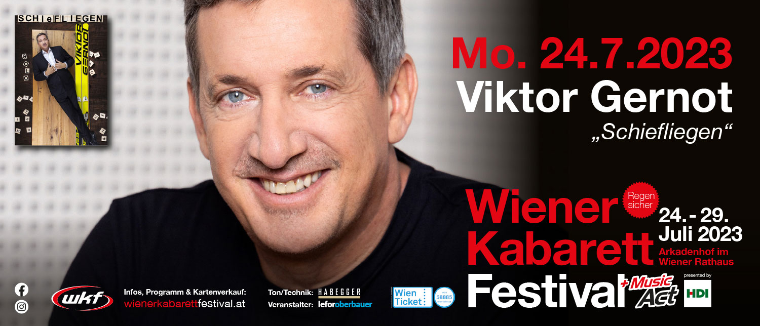 Viktor Gernot - Wiener Kabarett Festival 2023 neu © Lefor Oberbauer