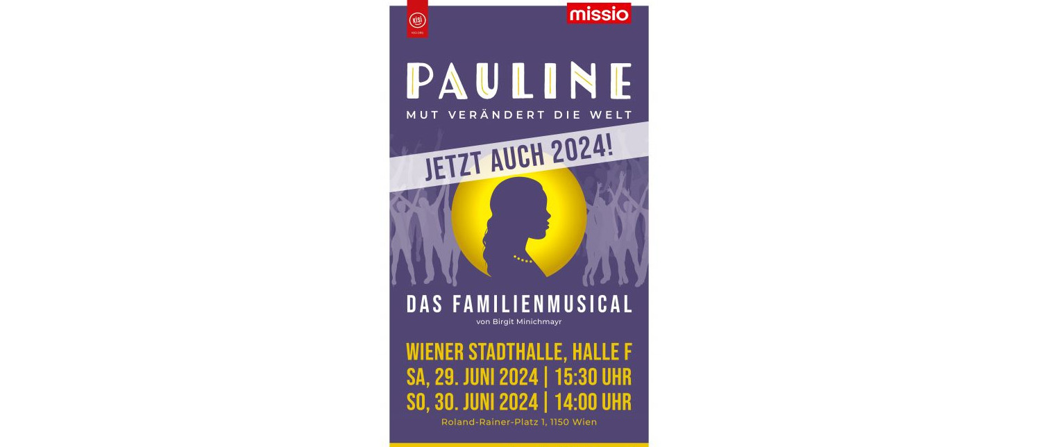 Pauline 2024 Plakat 1500x644 © Missio Service GmbH