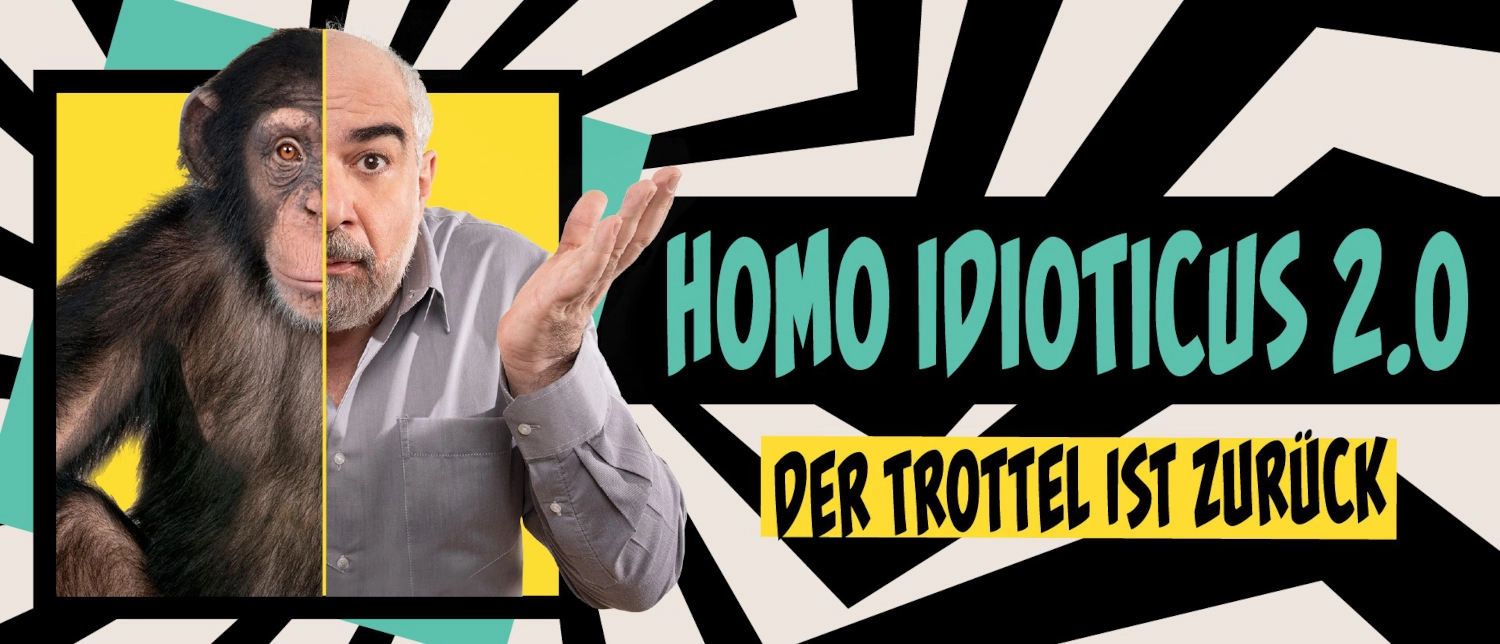 Michael Niavarani Homo Idioticus 2.0 1500x644 © Niavarani & Hoanzl GmbH